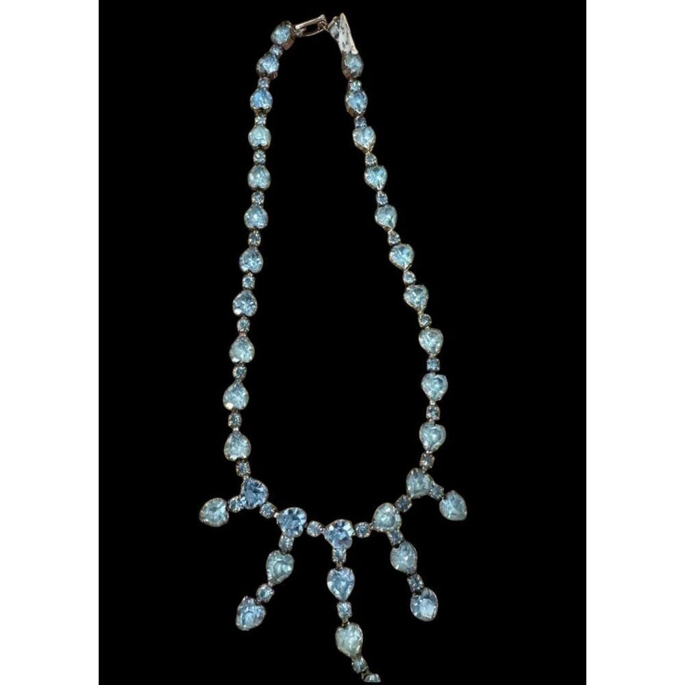 Antique blue and silver necklace